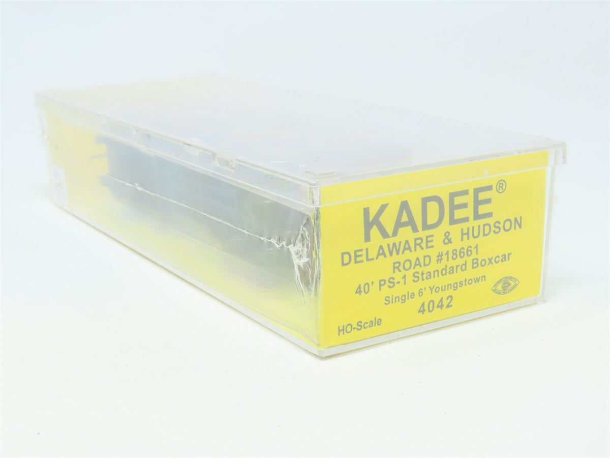 HO Scale Kadee #4042 D&amp;H The Bridge Line 40&#39; Single Door Box Car #18661 - Sealed