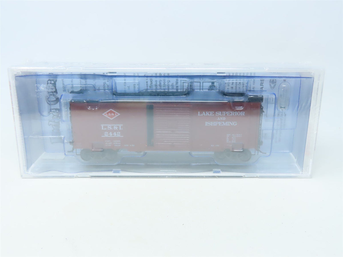 HO Kadee Cars #5008 LS&amp;I Lake Superior &amp; Ishpeming 40&#39; Box Car #2442 - Sealed