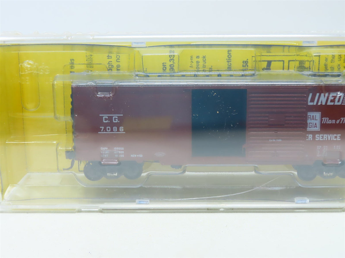 HO Kadee #5104 CG Central of Georgia 40&#39; Single Door Box Car #7086 - Sealed