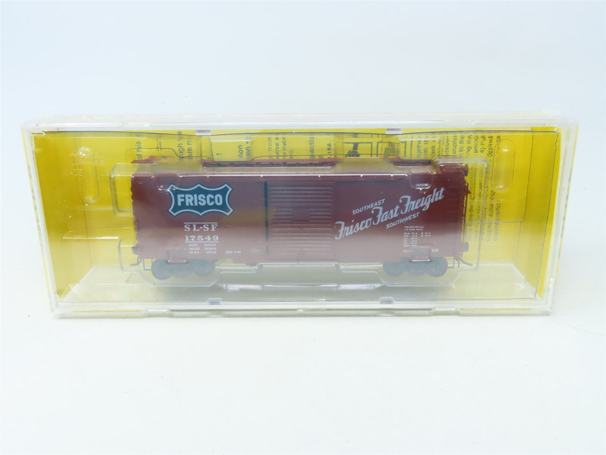 HO Scale Kadee #5102 SL-SF Frisco 40&#39; Youngstown Door Box Car #17549 - Sealed