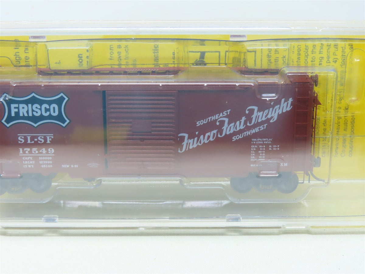 HO Scale Kadee #5102 SL-SF Frisco 40&#39; Youngstown Door Box Car #17549 - Sealed