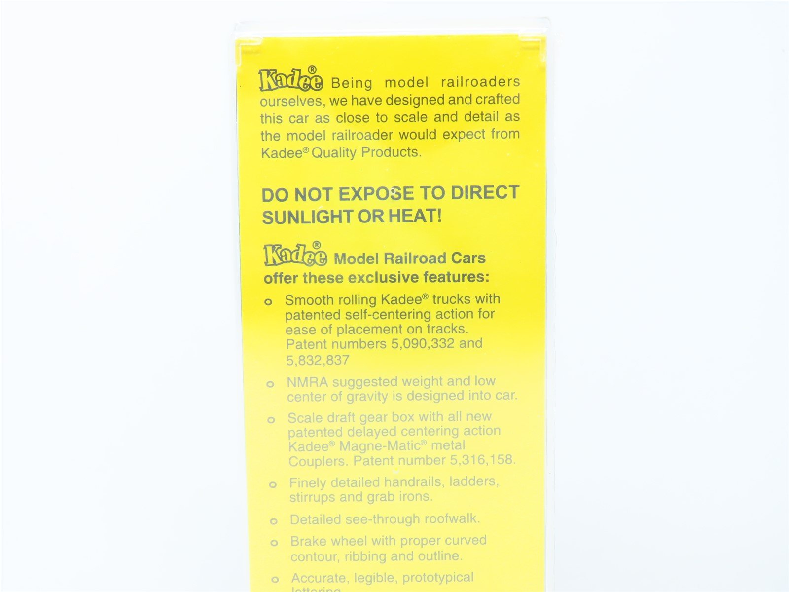 HO Scale Kadee #5107 GA Georgia Railroad 40' Single Door Box Car #39639 - Sealed