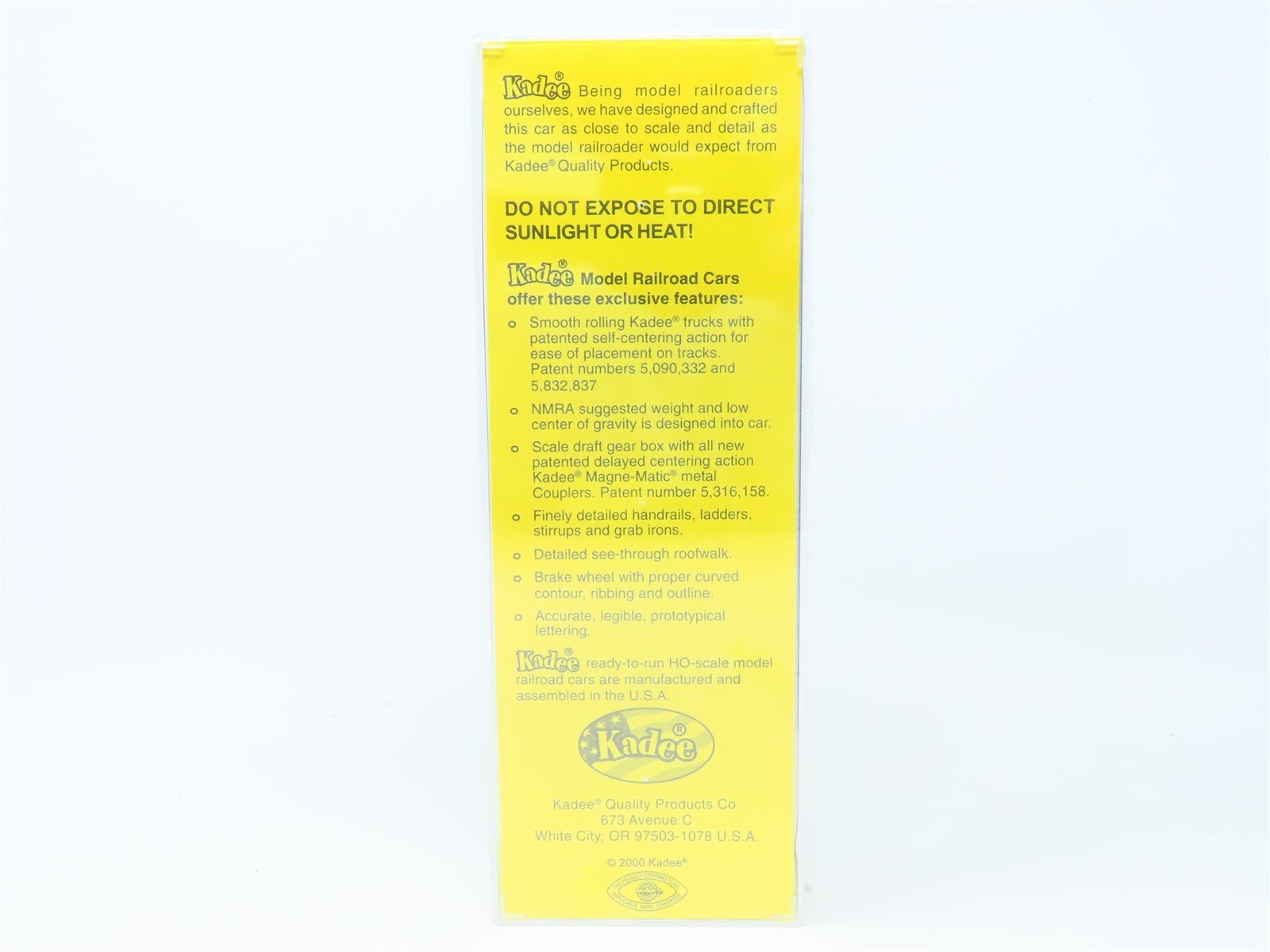 HO Scale Kadee #5106 A&WP Atlanta & West Point 40' PS-1 Box Car #37989 - Sealed