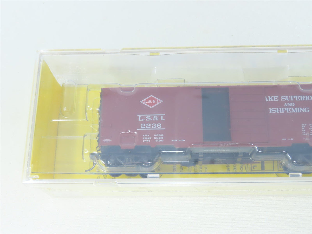 HO Scale Kadee #4027 LS&amp;I Lake Superior &amp; Ishpeming 40&#39; Box Car #2236 - Sealed