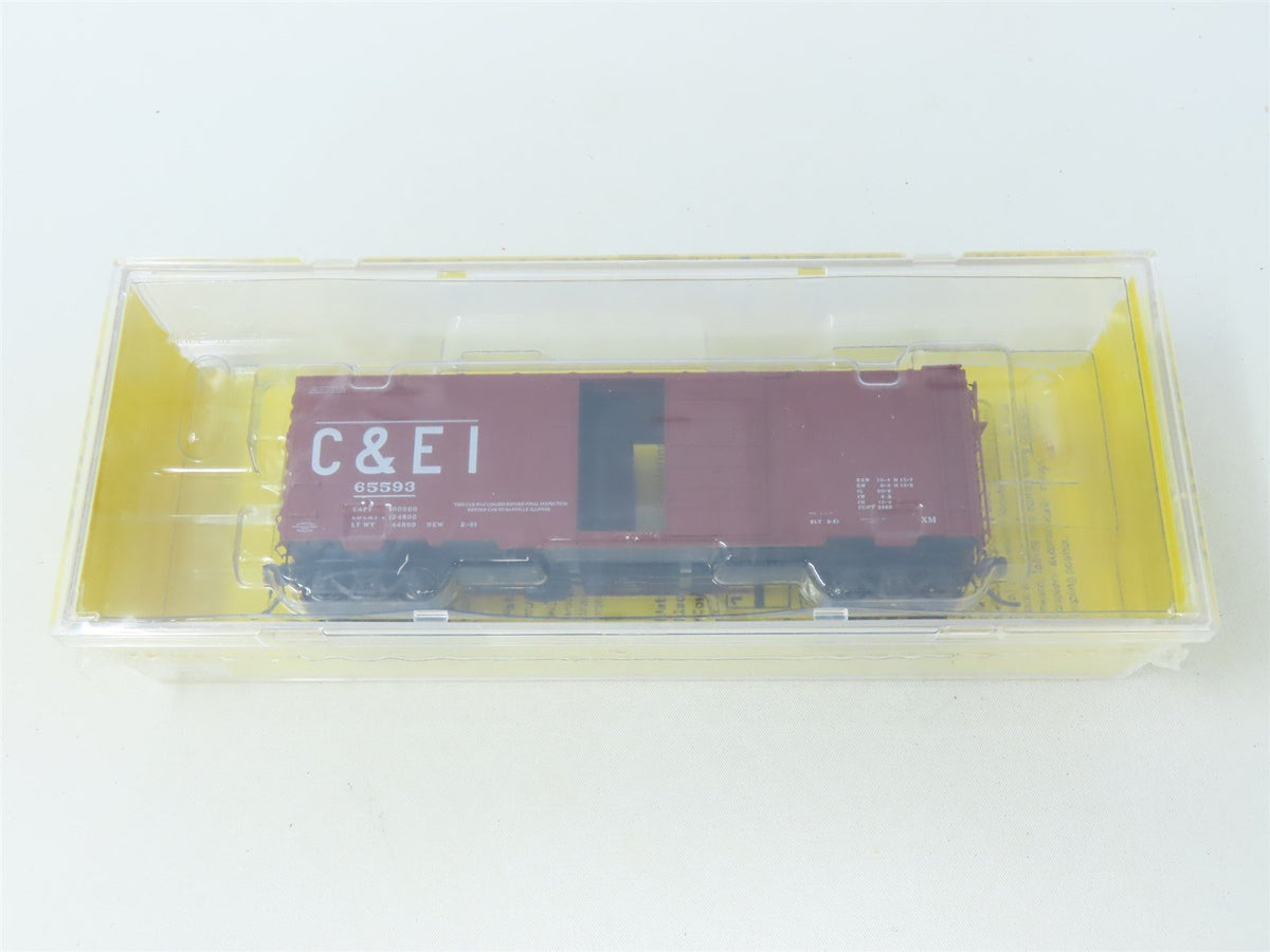 HO Scale Kadee #4030 C&amp;EI Chicago &amp; Eastern Illinois 40&#39; Box Car #65593 - Sealed