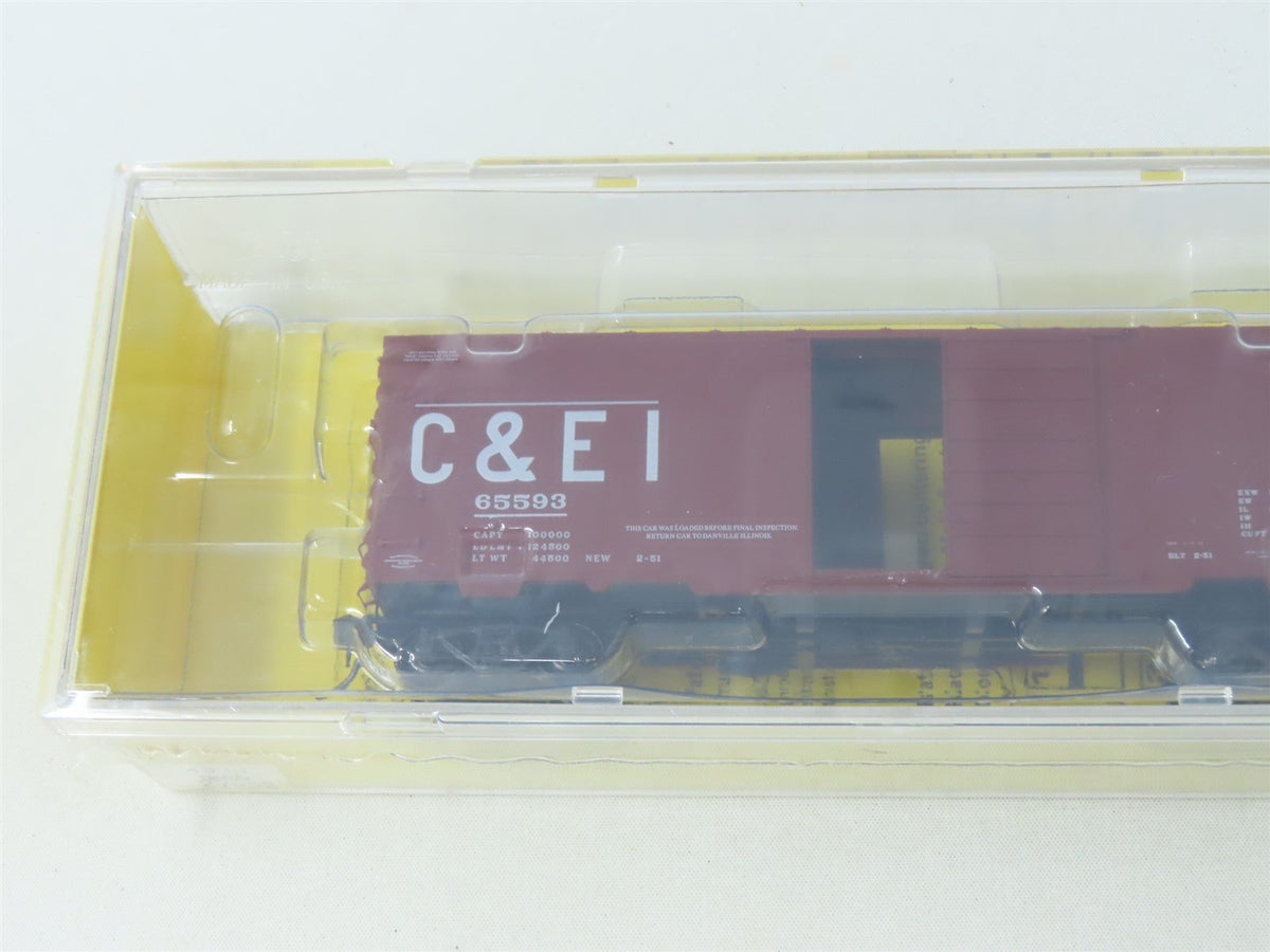 HO Scale Kadee #4030 C&amp;EI Chicago &amp; Eastern Illinois 40&#39; Box Car #65593 - Sealed