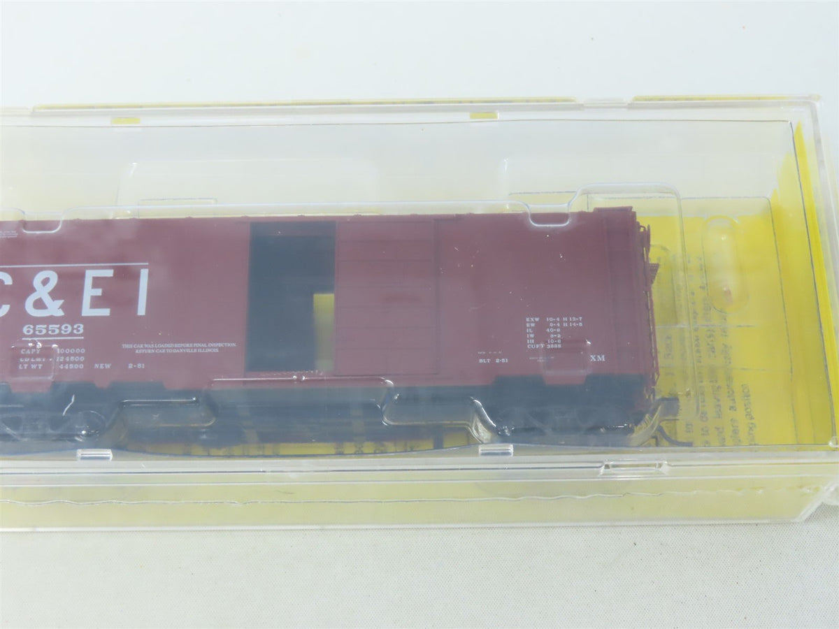 HO Scale Kadee #4030 C&amp;EI Chicago &amp; Eastern Illinois 40&#39; Box Car #65593 - Sealed