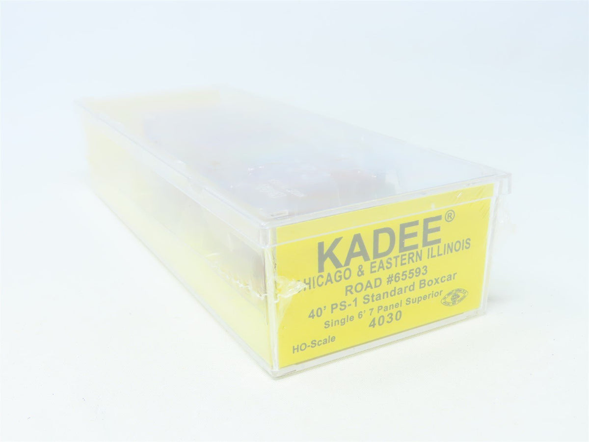 HO Scale Kadee #4030 C&amp;EI Chicago &amp; Eastern Illinois 40&#39; Box Car #65593 - Sealed