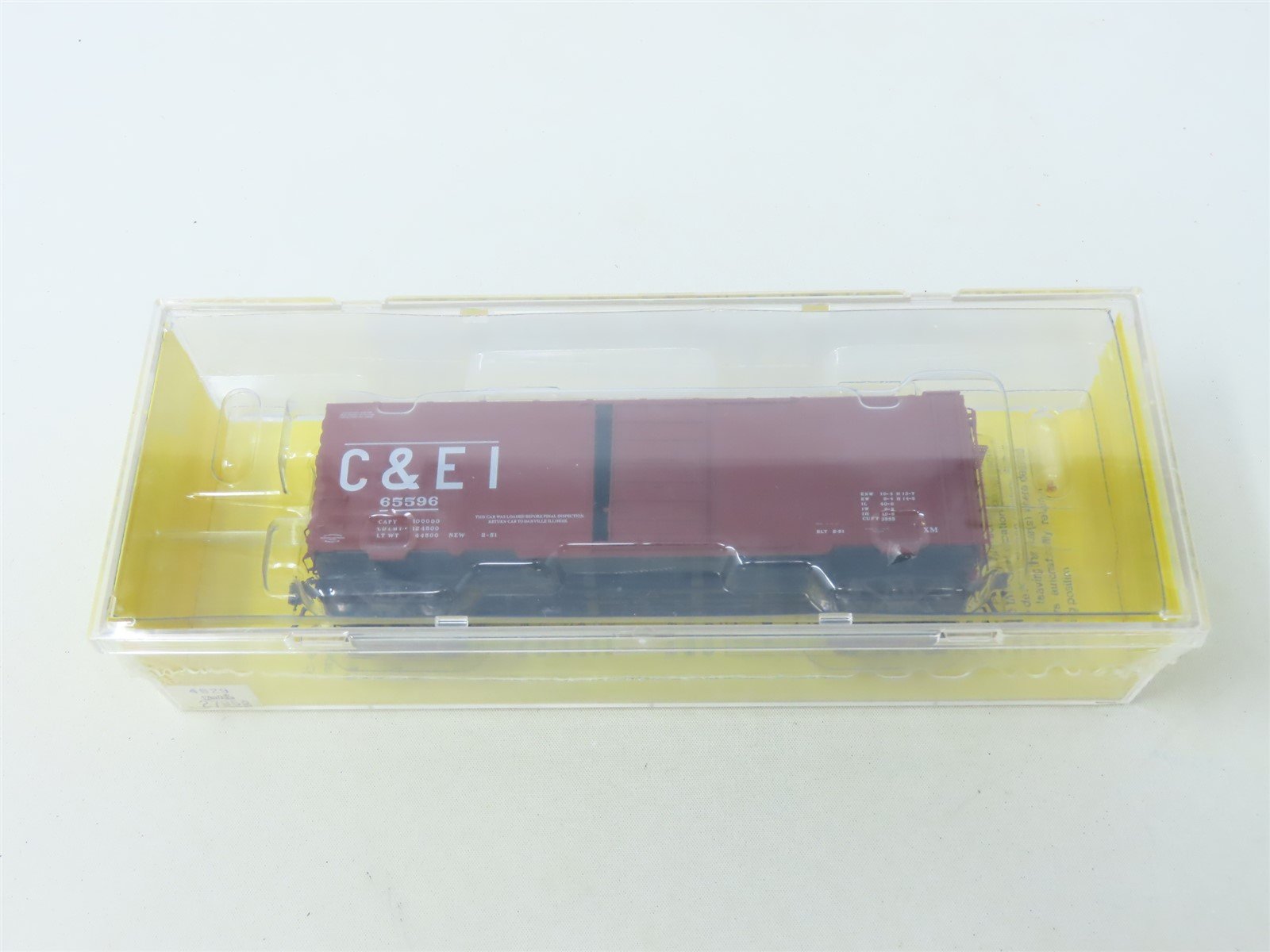 HO Scale Kadee #4029 C&EI Chicago & Eastern Illinois 40' Box Car #65596 - Sealed