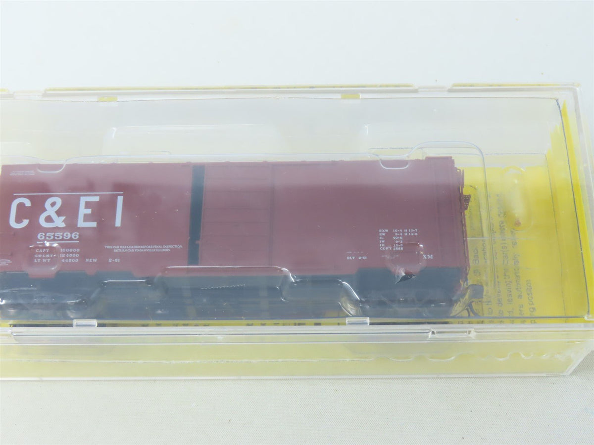 HO Scale Kadee #4029 C&amp;EI Chicago &amp; Eastern Illinois 40&#39; Box Car #65596 - Sealed