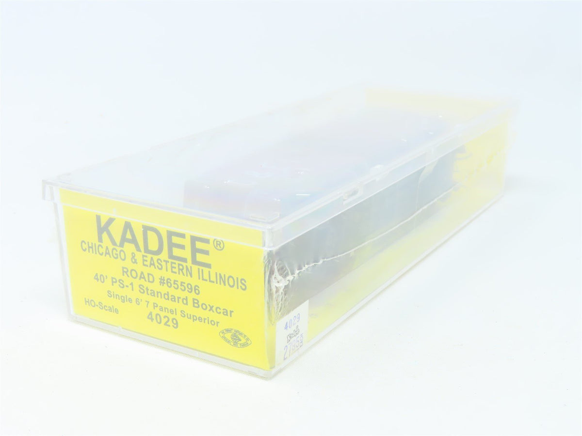 HO Scale Kadee #4029 C&amp;EI Chicago &amp; Eastern Illinois 40&#39; Box Car #65596 - Sealed