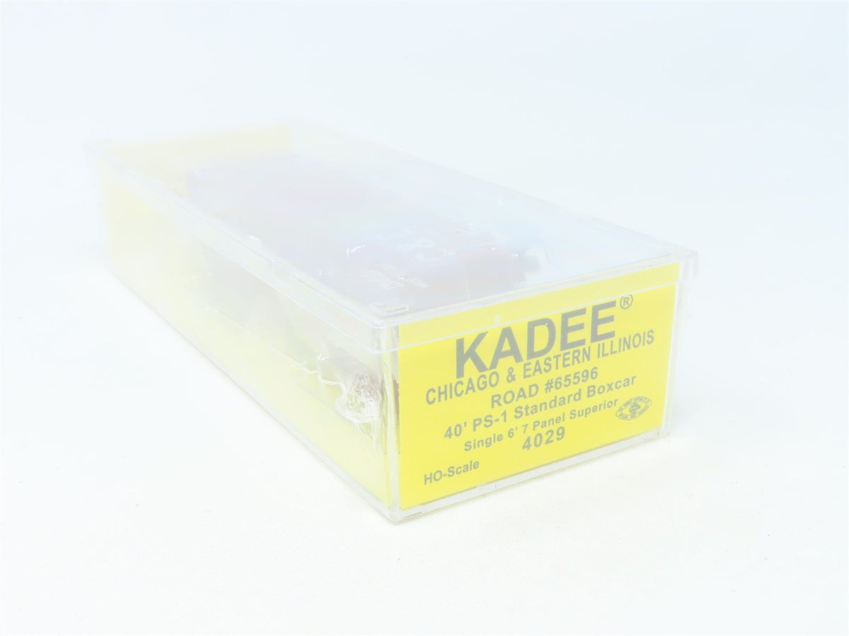 HO Scale Kadee #4029 C&amp;EI Chicago &amp; Eastern Illinois 40&#39; Box Car #65596 - Sealed