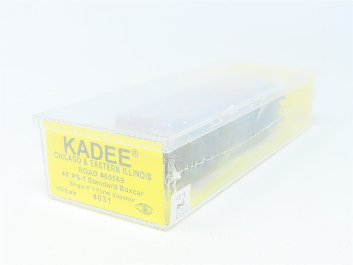 HO Scale Kadee #4031 C&amp;EI Chicago &amp; Eastern Illinois 40&#39; Box Car #65569 - Sealed