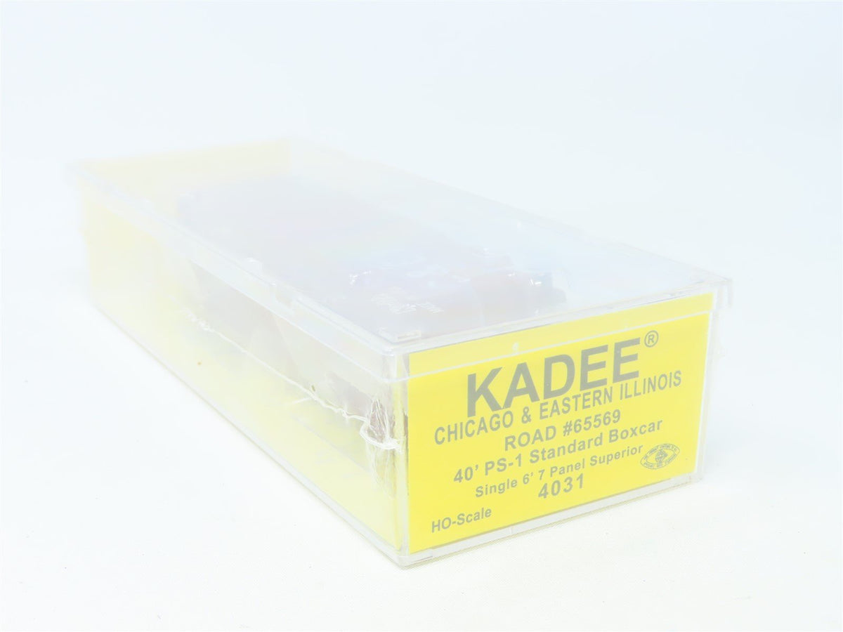 HO Scale Kadee #4031 C&amp;EI Chicago &amp; Eastern Illinois 40&#39; Box Car #65569 - Sealed