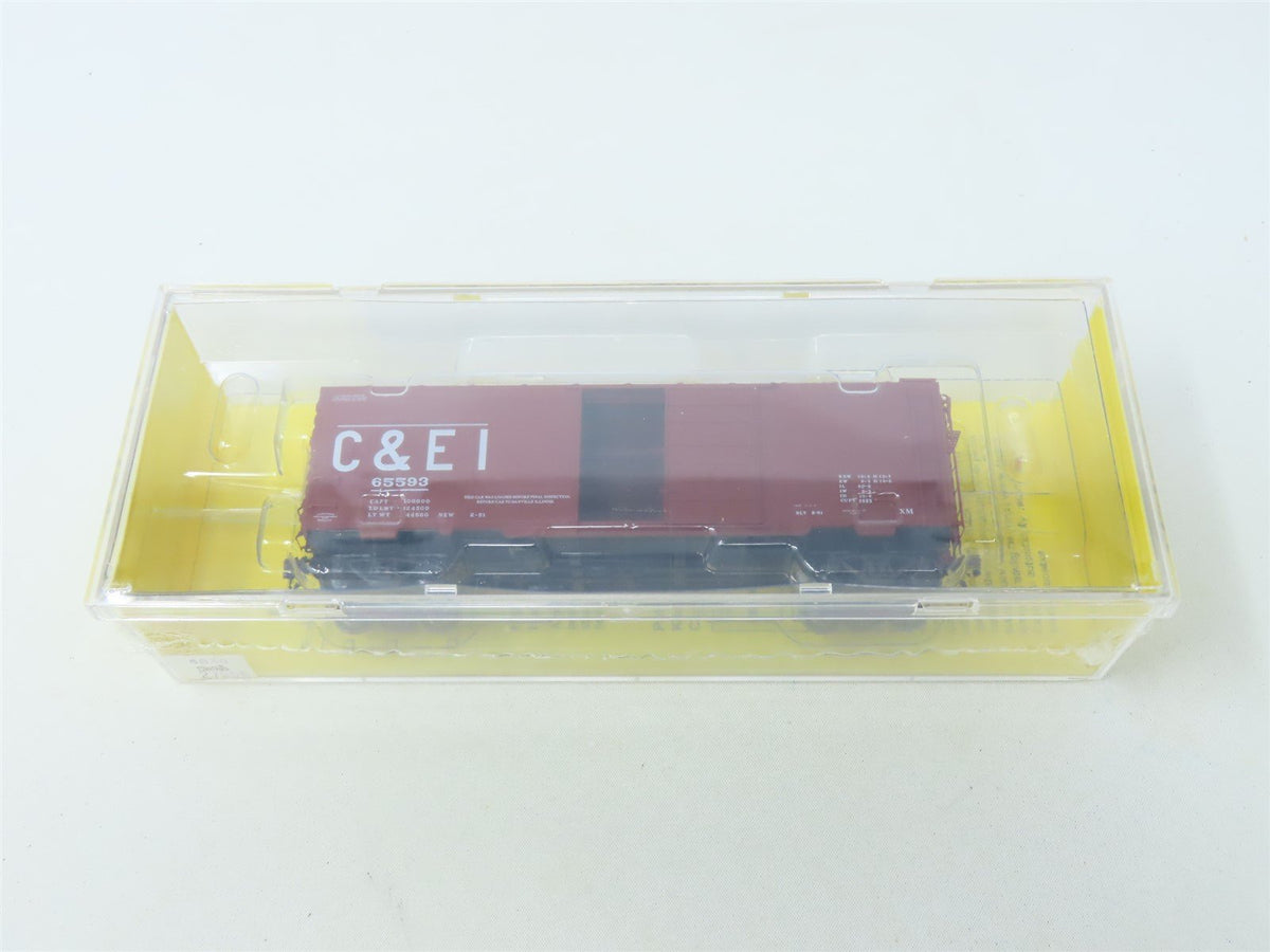 HO Scale Kadee #4030 C&amp;EI Chicago &amp; Eastern Illinois 40&#39; Box Car #65593 - Sealed