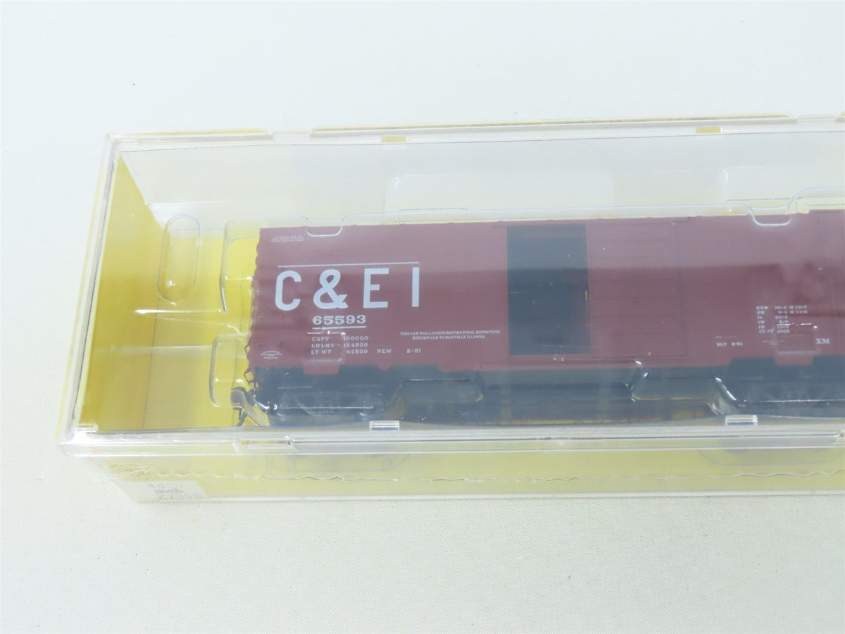 HO Scale Kadee #4030 C&amp;EI Chicago &amp; Eastern Illinois 40&#39; Box Car #65593 - Sealed