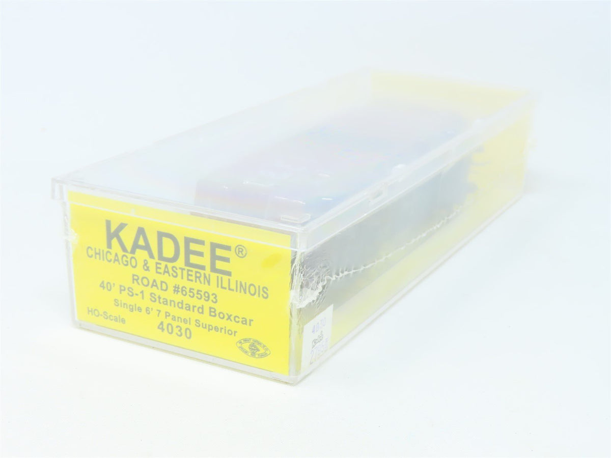 HO Scale Kadee #4030 C&amp;EI Chicago &amp; Eastern Illinois 40&#39; Box Car #65593 - Sealed