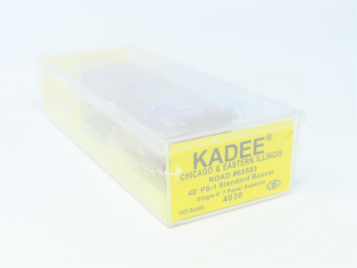 HO Scale Kadee #4030 C&amp;EI Chicago &amp; Eastern Illinois 40&#39; Box Car #65593 - Sealed