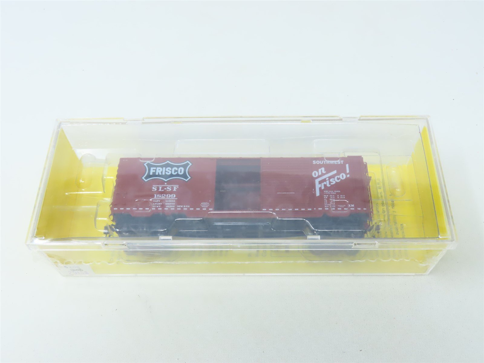 HO Scale Kadee #5206 SL-SF Frisco 40' Youngstown Door Box Car #18299 - Sealed