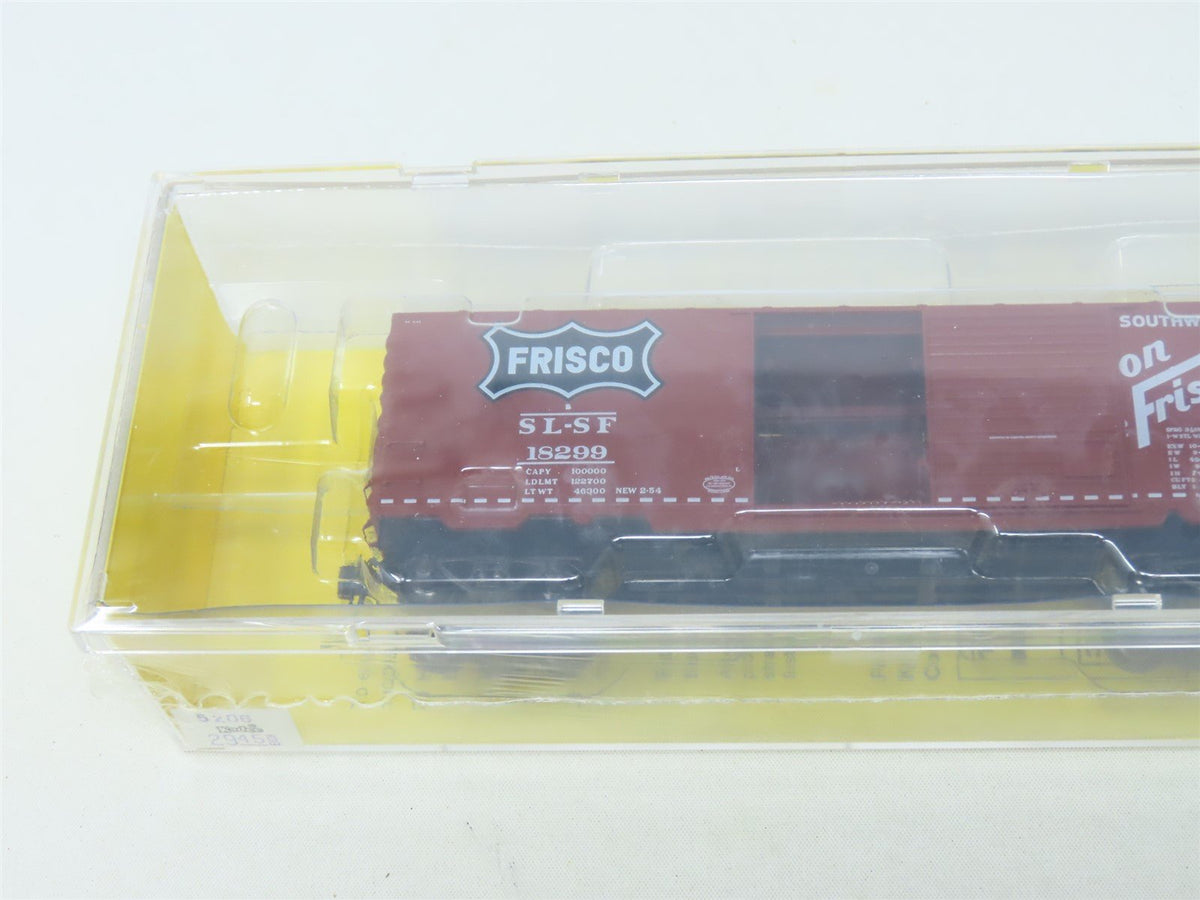 HO Scale Kadee #5206 SL-SF Frisco 40&#39; Youngstown Door Box Car #18299 - Sealed