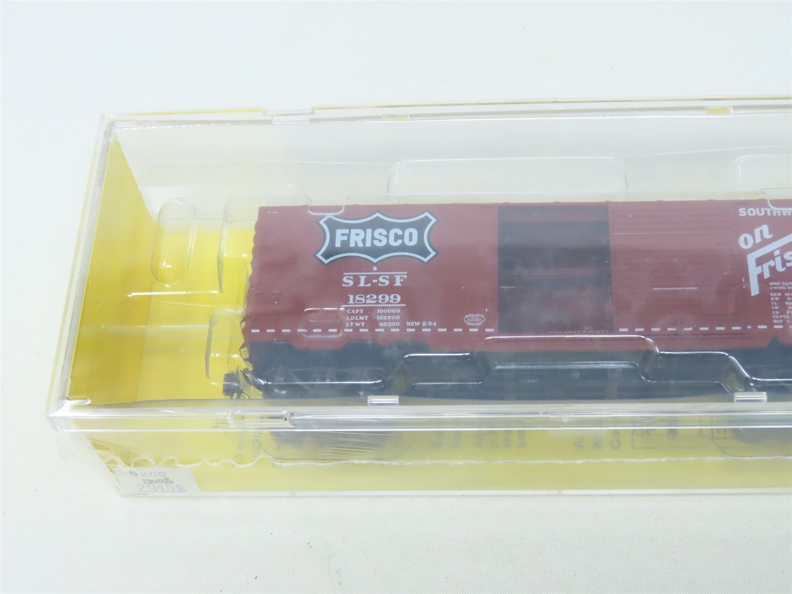 HO Scale Kadee #5206 SL-SF Frisco 40' Youngstown Door Box Car #18299 - Sealed