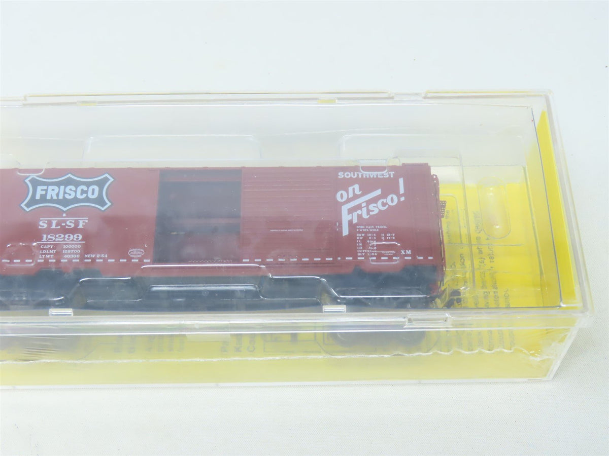 HO Scale Kadee #5206 SL-SF Frisco 40&#39; Youngstown Door Box Car #18299 - Sealed