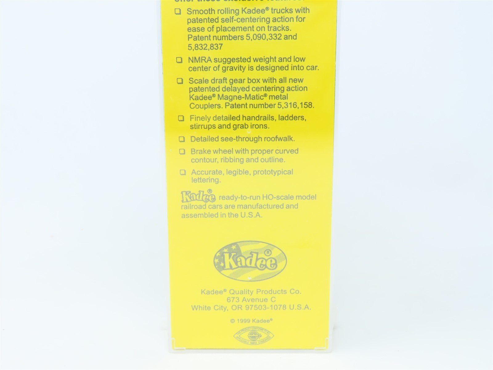 HO Scale Kadee #5206 SL-SF Frisco 40' Youngstown Door Box Car #18299 - Sealed