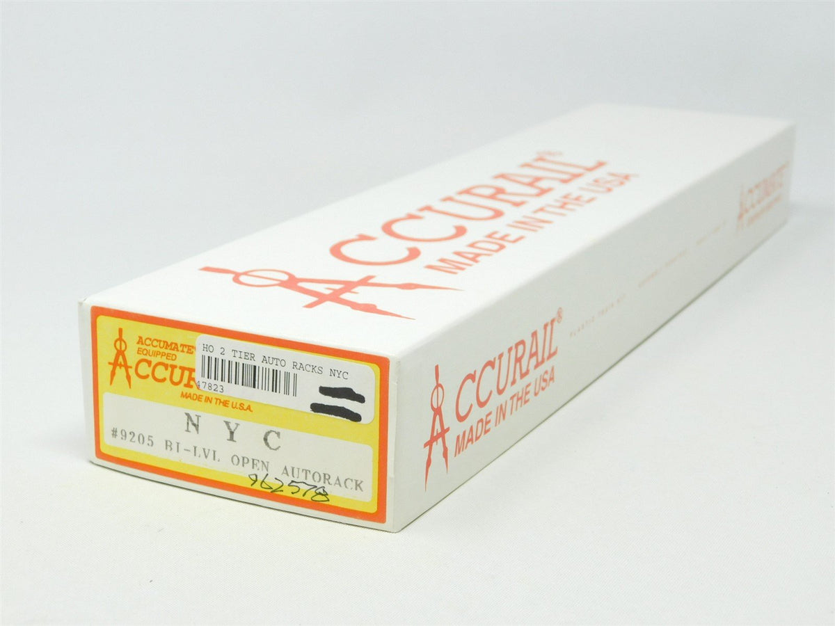 HO Scale Accurail Kit 9205 NYC New York Central Bi-Level Auto Rack Car #962578