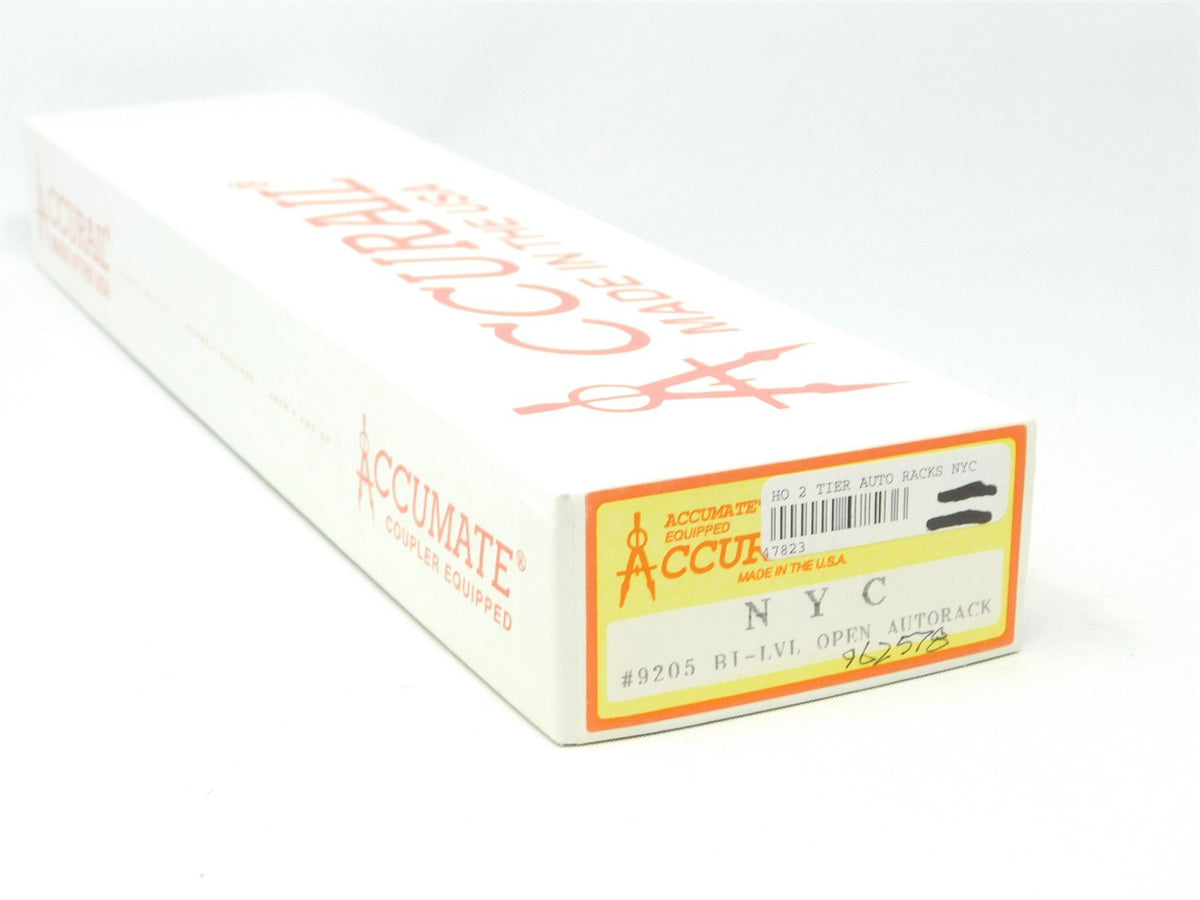 HO Scale Accurail Kit 9205 NYC New York Central Bi-Level Auto Rack Car #962578