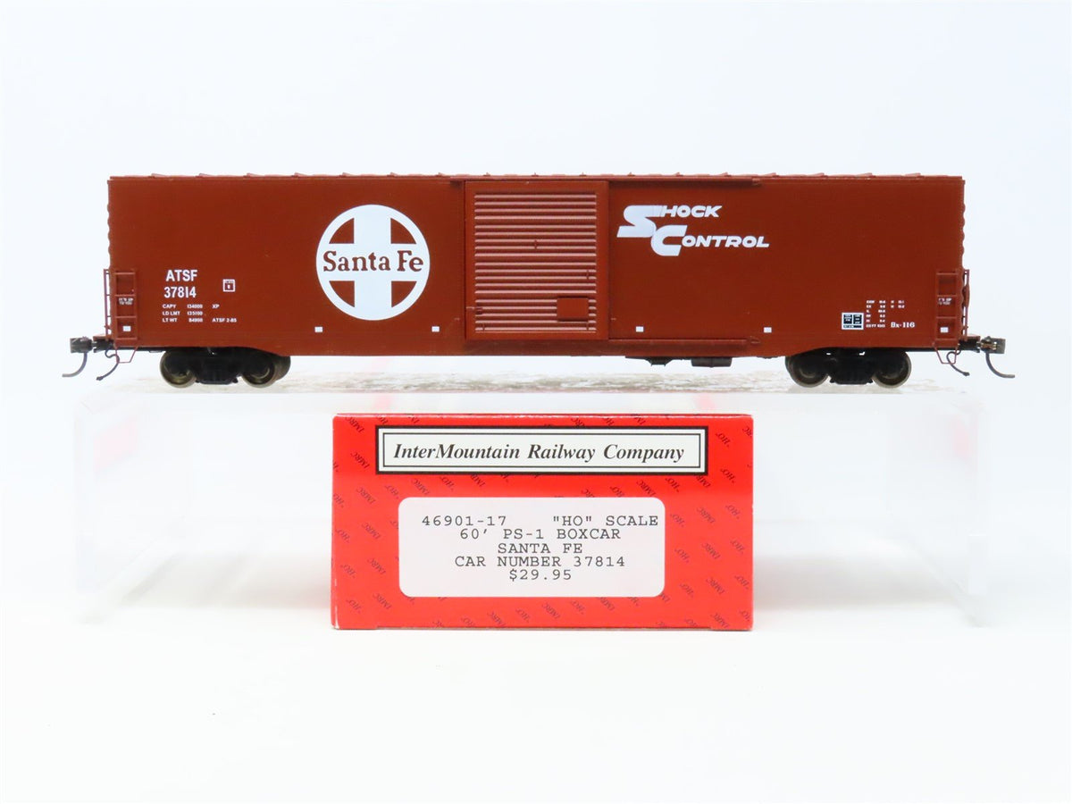 HO Scale InterMountain 46901-17 ATSF Santa Fe &quot;Shock Control&quot; Box Car #37814