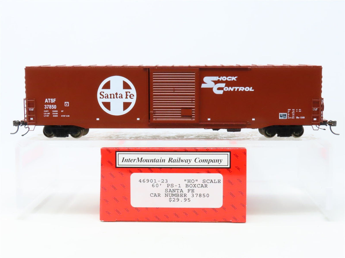 HO Scale InterMountain 46901-23 ATSF Santa Fe &quot;Shock Control&quot; Box Car #37850