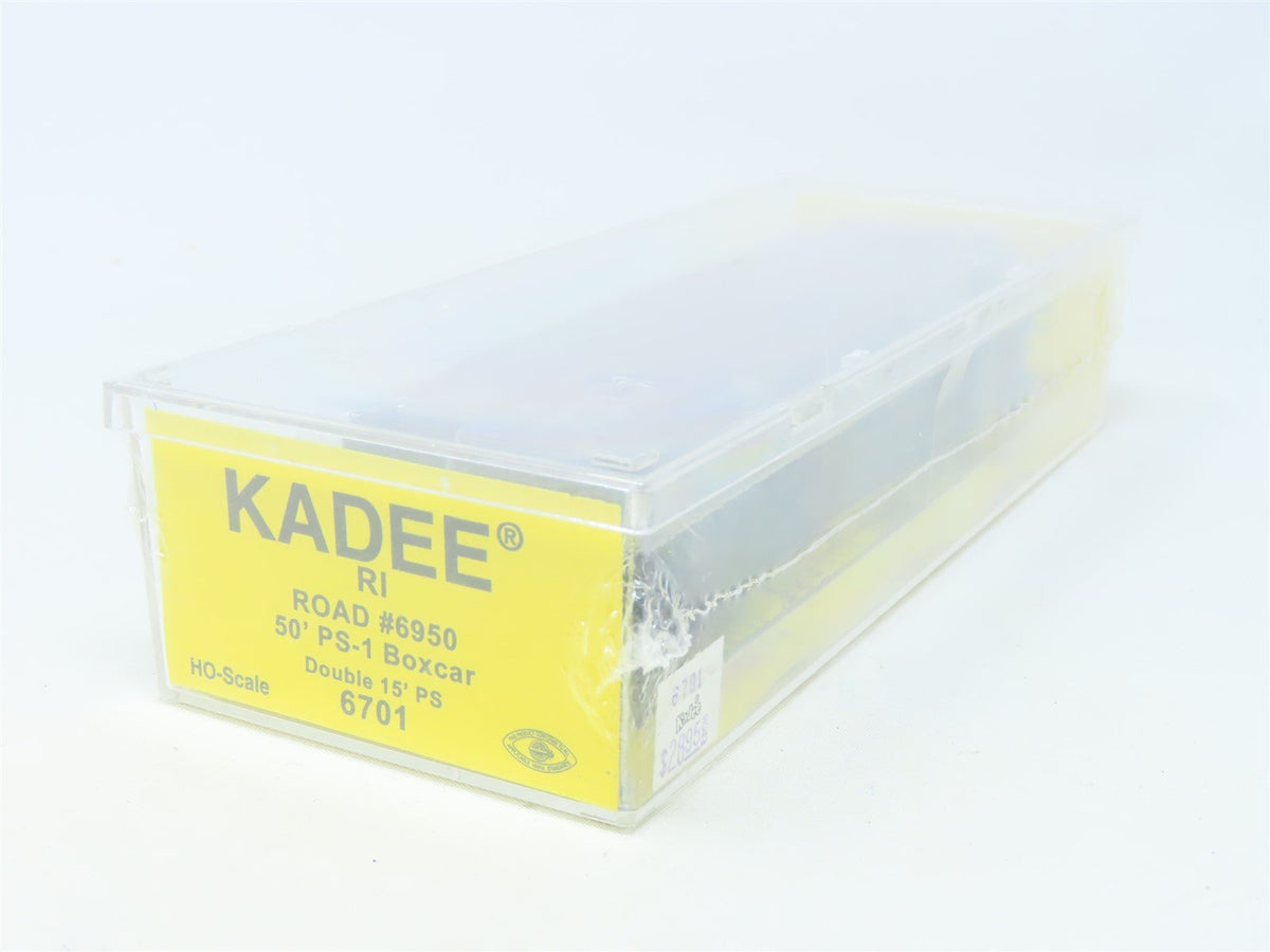 HO Scale Kadee #6701 RI Rock Island 50&#39; PS-1 Double Door Box Car #6950 - Sealed