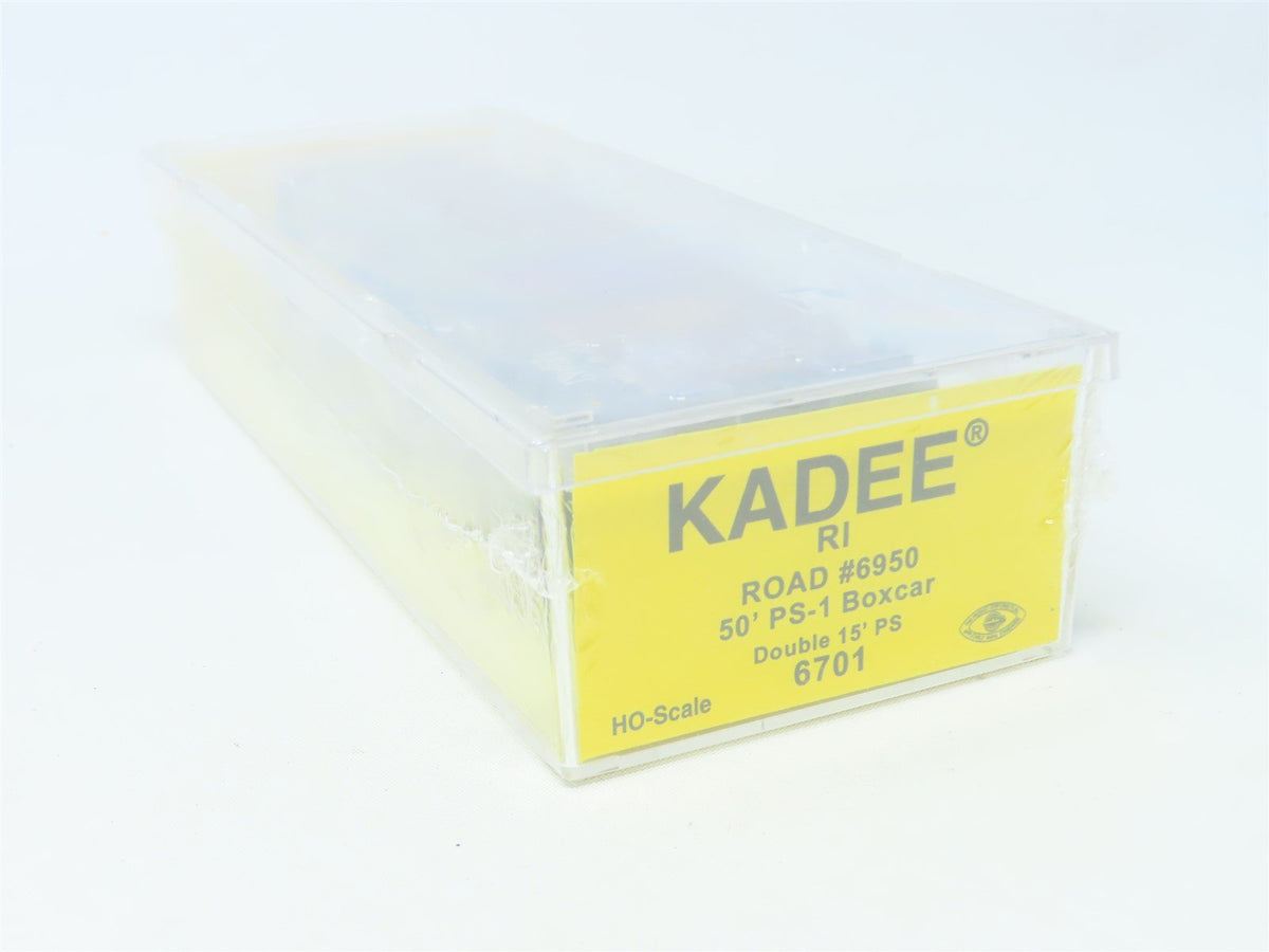 HO Scale Kadee #6701 RI Rock Island 50&#39; PS-1 Double Door Box Car #6950 - Sealed