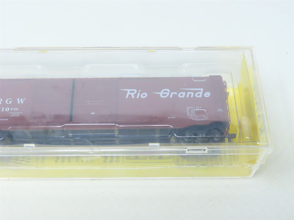 HO Scale Kadee #6708 D&amp;RGW Rio Grande 50&#39; Double Door Box Car #63510 - Sealed