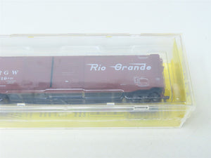 HO Scale Kadee #6708 D&RGW Rio Grande 50' Double Door Box Car #63510 - Sealed