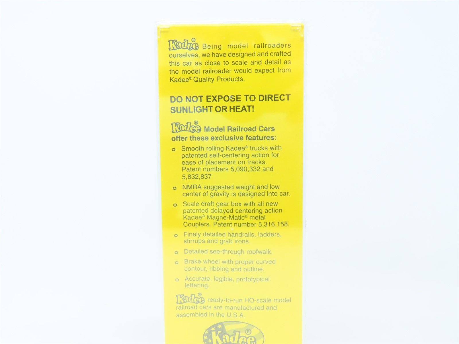 HO Scale Kadee #6708 D&RGW Rio Grande 50' Double Door Box Car #63510 - Sealed