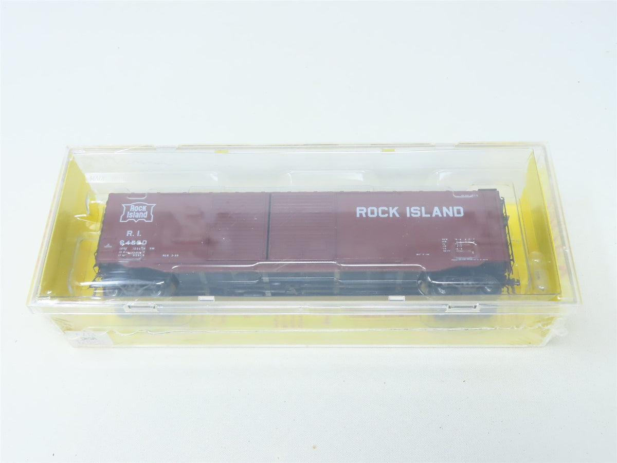 HO Scale Kadee #6713 RI Rock Island 50&#39; PS-1 Double Door Box Car #64530 - Sealed