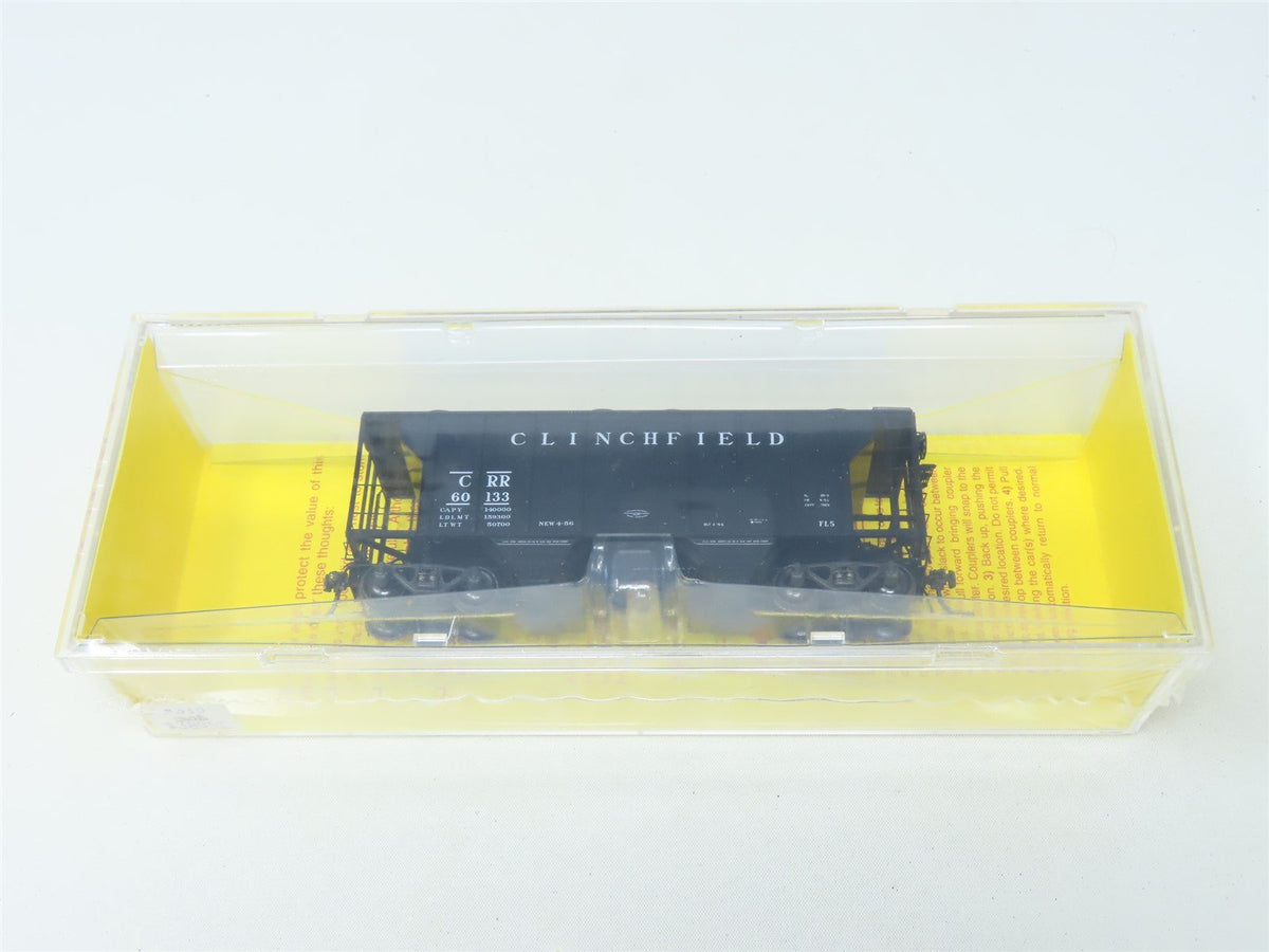 HO Scale Kadee #8310 CRR Clinchfield 2-Bay Covered Hopper #60133 - Sealed