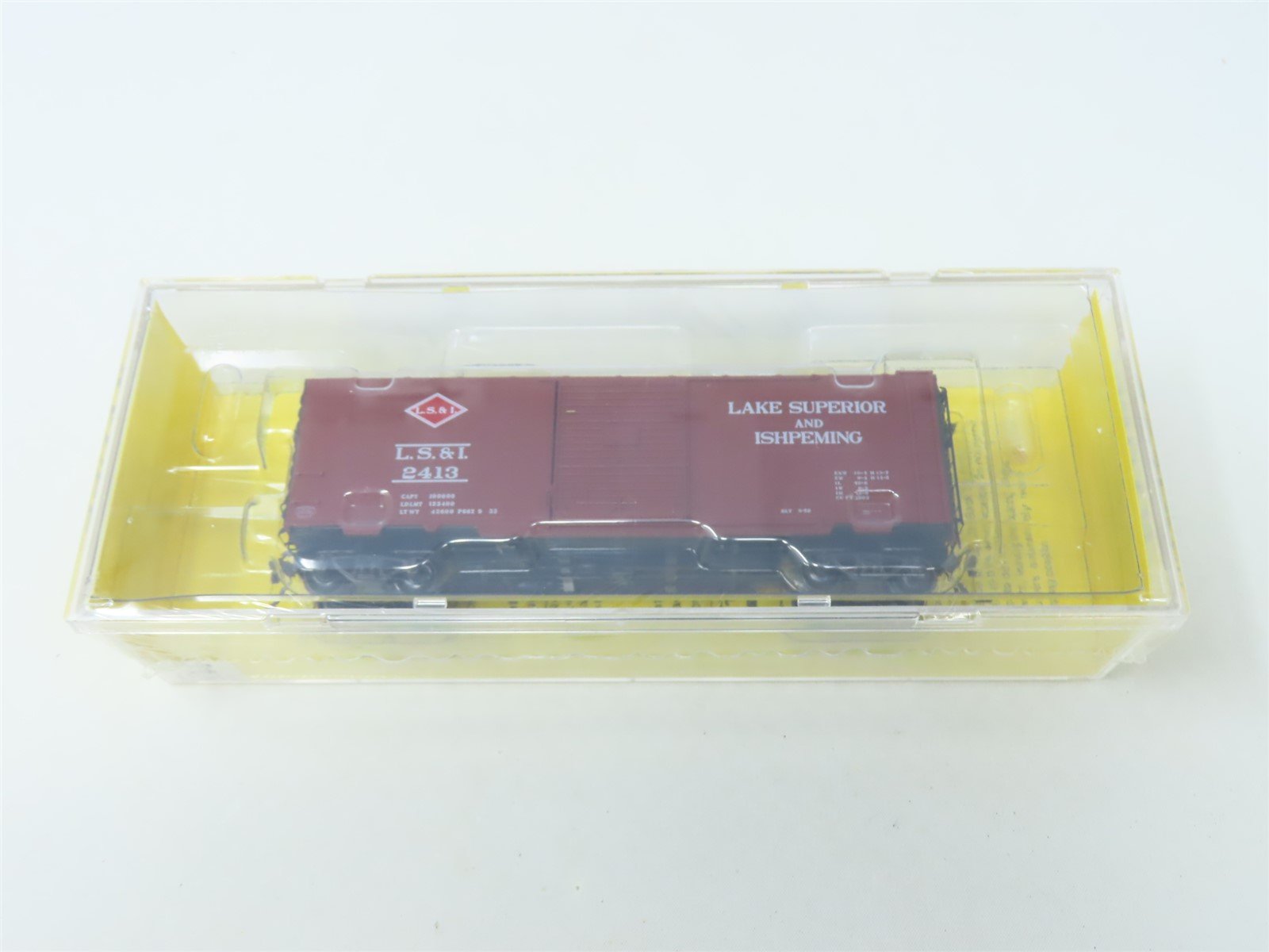 HO Scale Kadee #5003 LS&I Lake Superior & Ishpeming 40' Box Car #2413 - Sealed