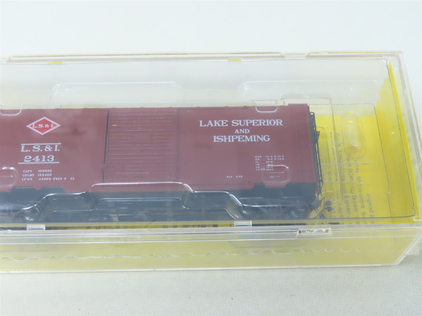HO Scale Kadee #5003 LS&I Lake Superior & Ishpeming 40' Box Car #2413 - Sealed