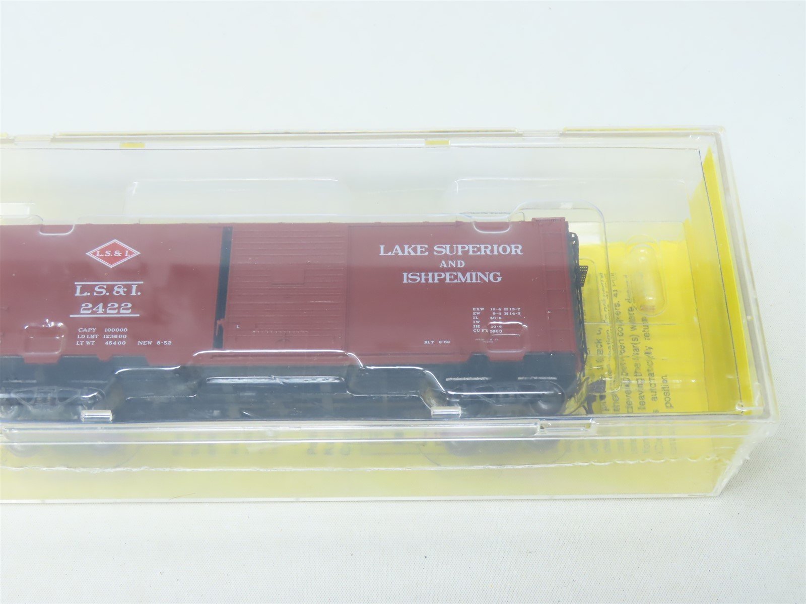HO Scale Kadee #5006 LS&I Lake Superior & Ishpeming 40' Box Car #2422 - Sealed
