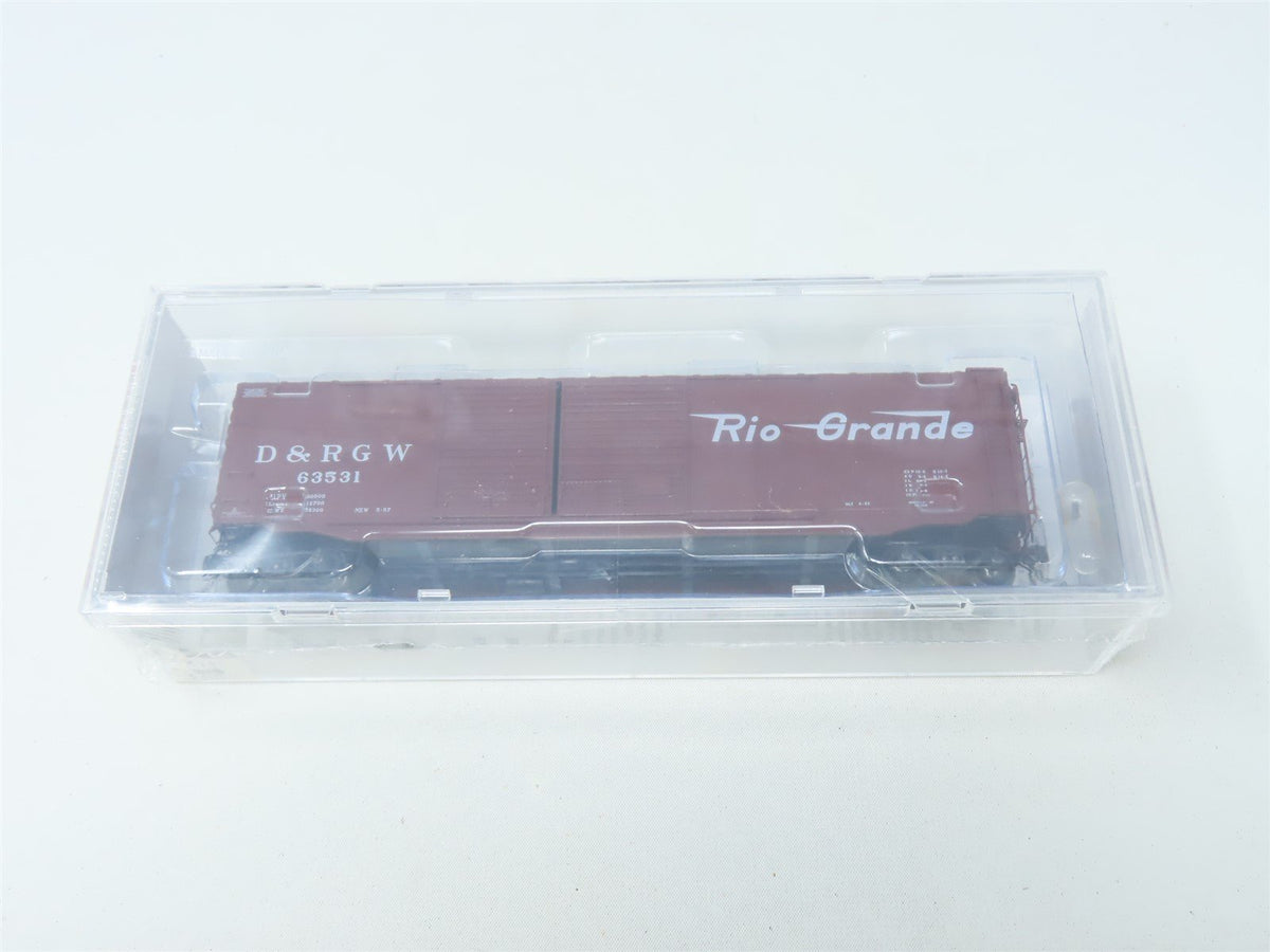 HO Kadee Cars #6722 D&amp;RGW Rio Grande 50&#39; Double Door Box Car #63531 - Sealed