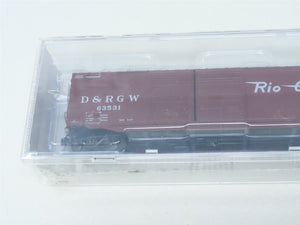 HO Kadee Cars #6722 D&RGW Rio Grande 50' Double Door Box Car #63531 - Sealed