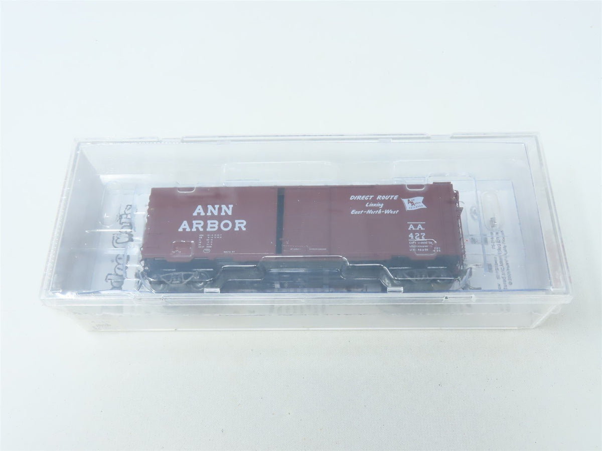 HO Scale Kadee Cars #4509 AA Ann Arbor 40&#39; Single Door Box Car #427 - Sealed