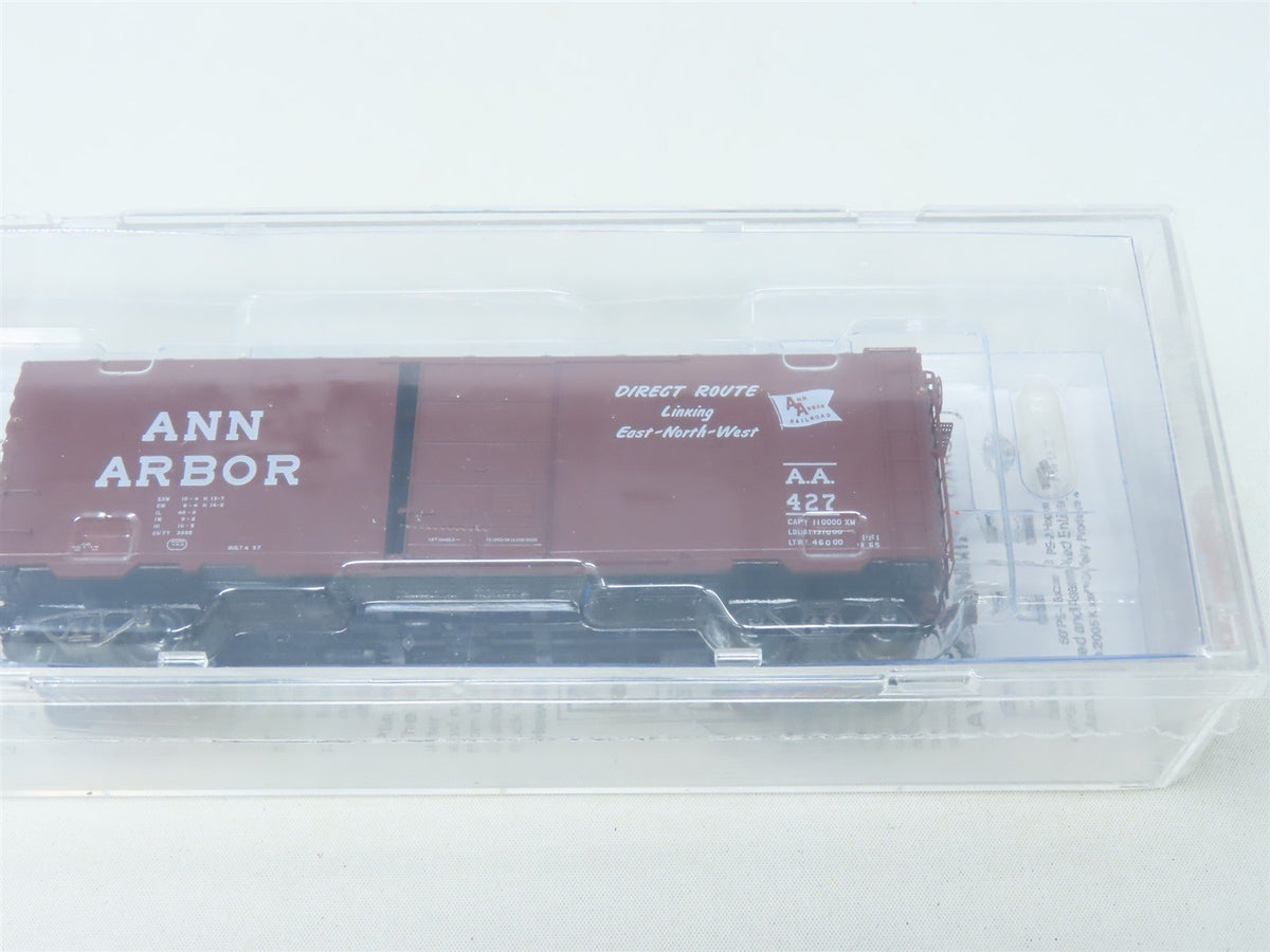 HO Scale Kadee Cars #4509 AA Ann Arbor 40&#39; Single Door Box Car #427 - Sealed