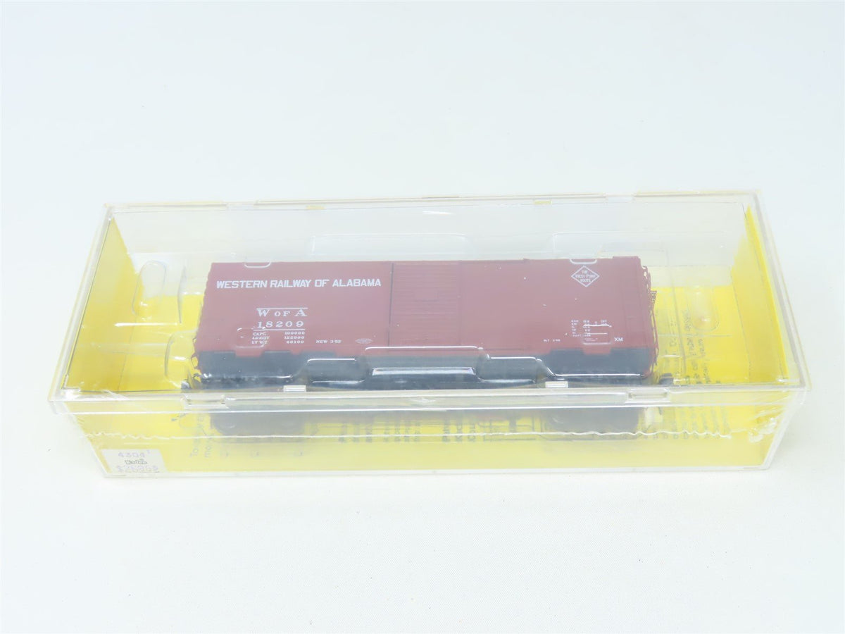 HO Scale Kadee #4304 WofA Western Railway of Alabama 40&#39; Box Car #18209 - Sealed