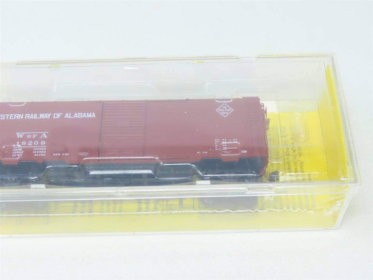 HO Scale Kadee #4304 WofA Western Railway of Alabama 40&#39; Box Car #18209 - Sealed