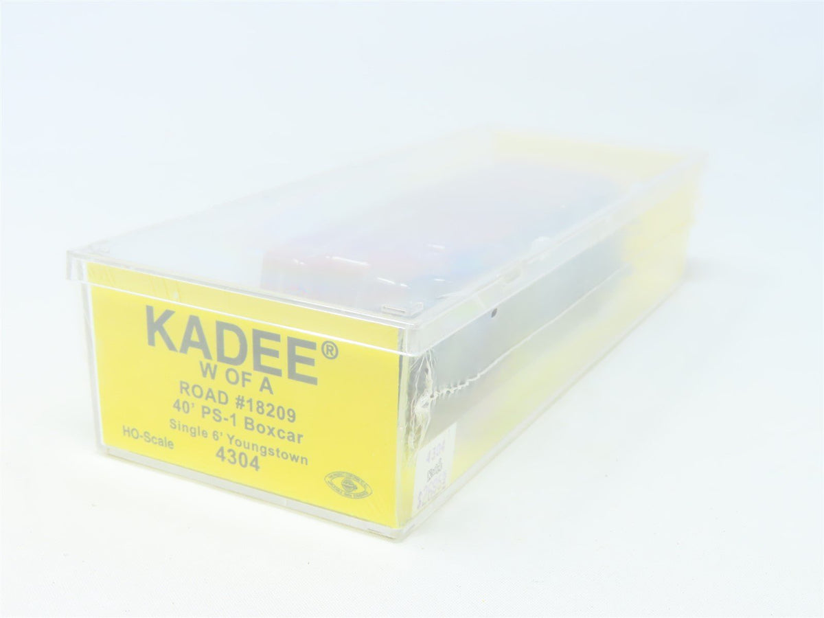 HO Scale Kadee #4304 WofA Western Railway of Alabama 40&#39; Box Car #18209 - Sealed