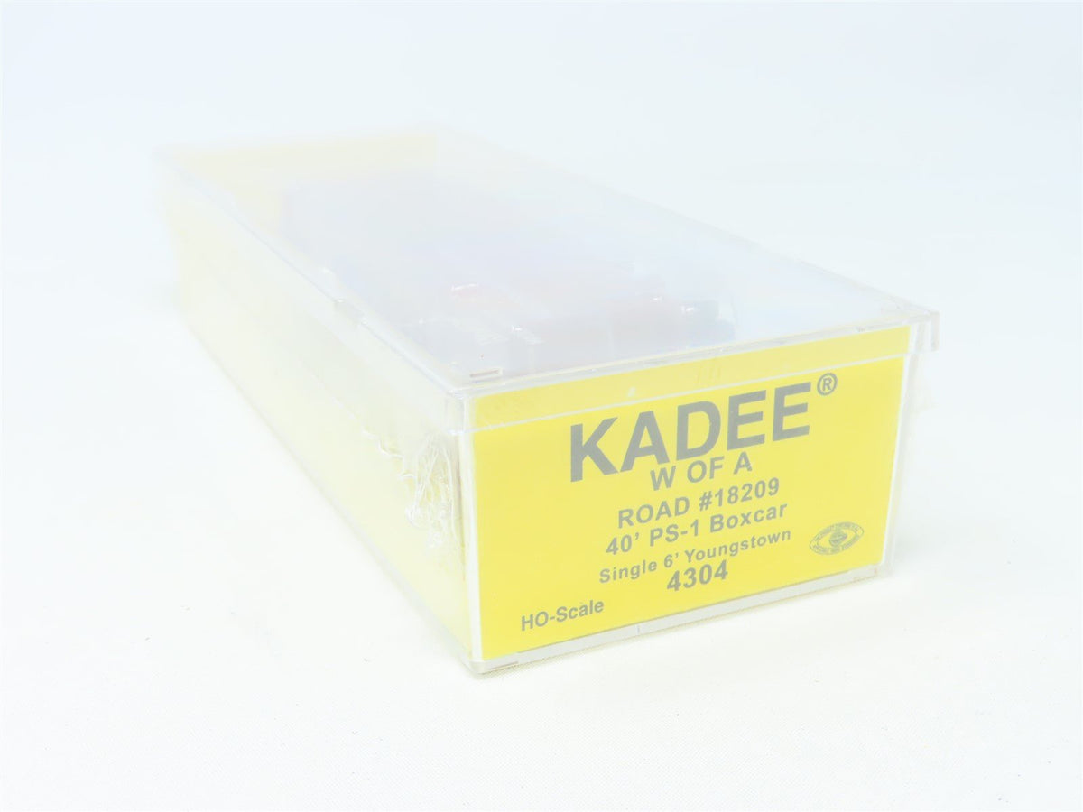 HO Scale Kadee #4304 WofA Western Railway of Alabama 40&#39; Box Car #18209 - Sealed