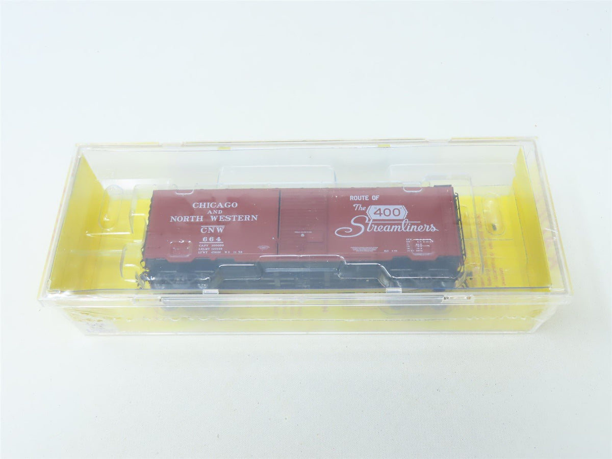 HO Scale Kadee #4505 CNW Route Of The 400 Streamliners 40&#39; Box Car #664 - Sealed